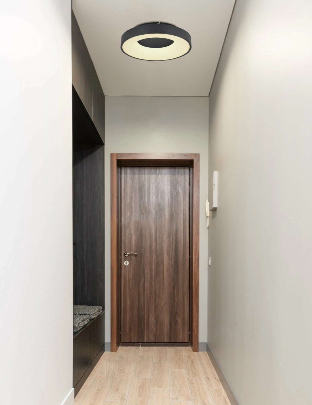 LED-Deckenleuchte - schwarz - dimmbar - ø 40 cm – Bild 2