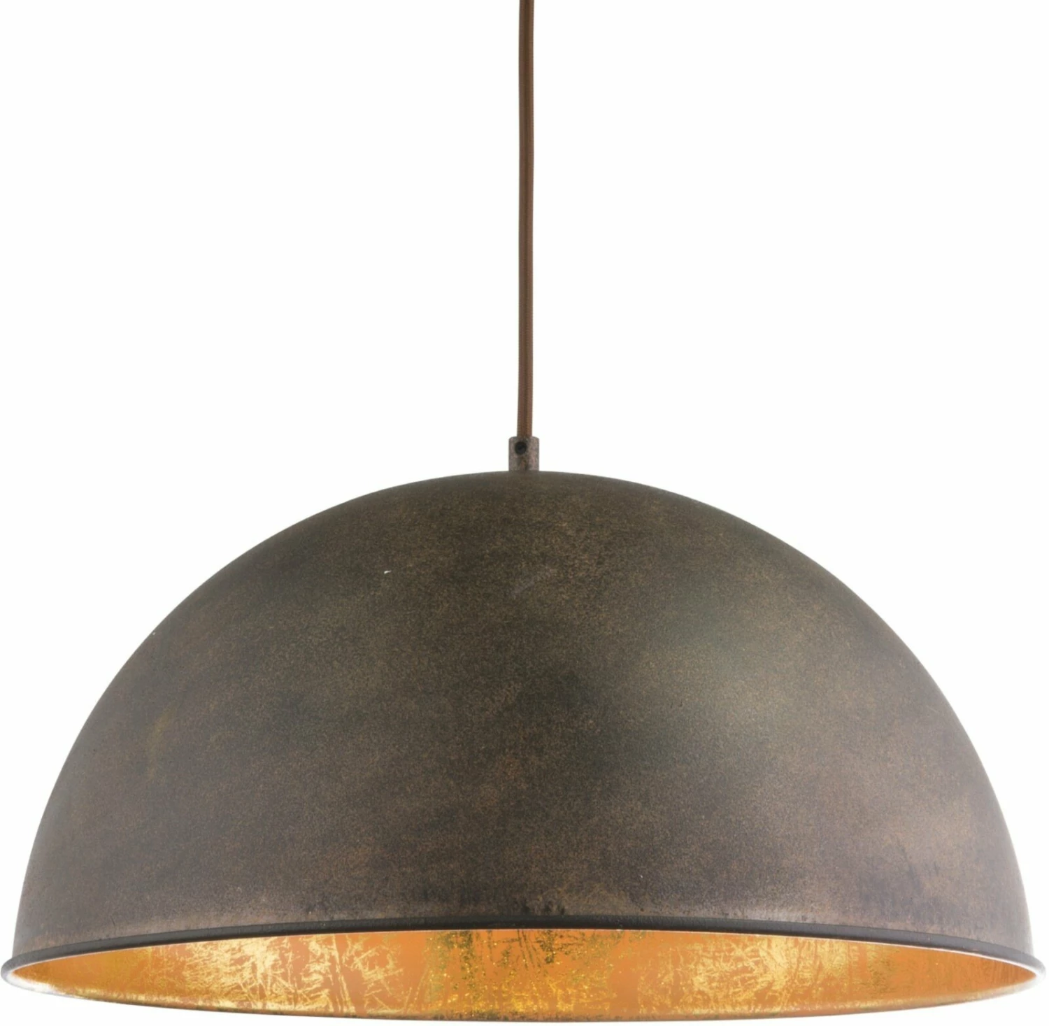 Pendelleuchte - rostfarben-goldfarben - Metall - 41cm Ă â Bild 3