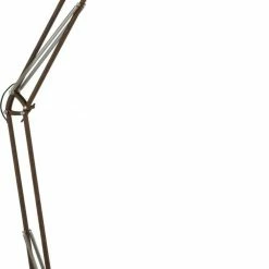 Stehlampe - rostfarben-goldfarben - Metall - 217 cm