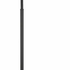 Bogenlampe - schwarz-goldfarben - Metall - 148 cm