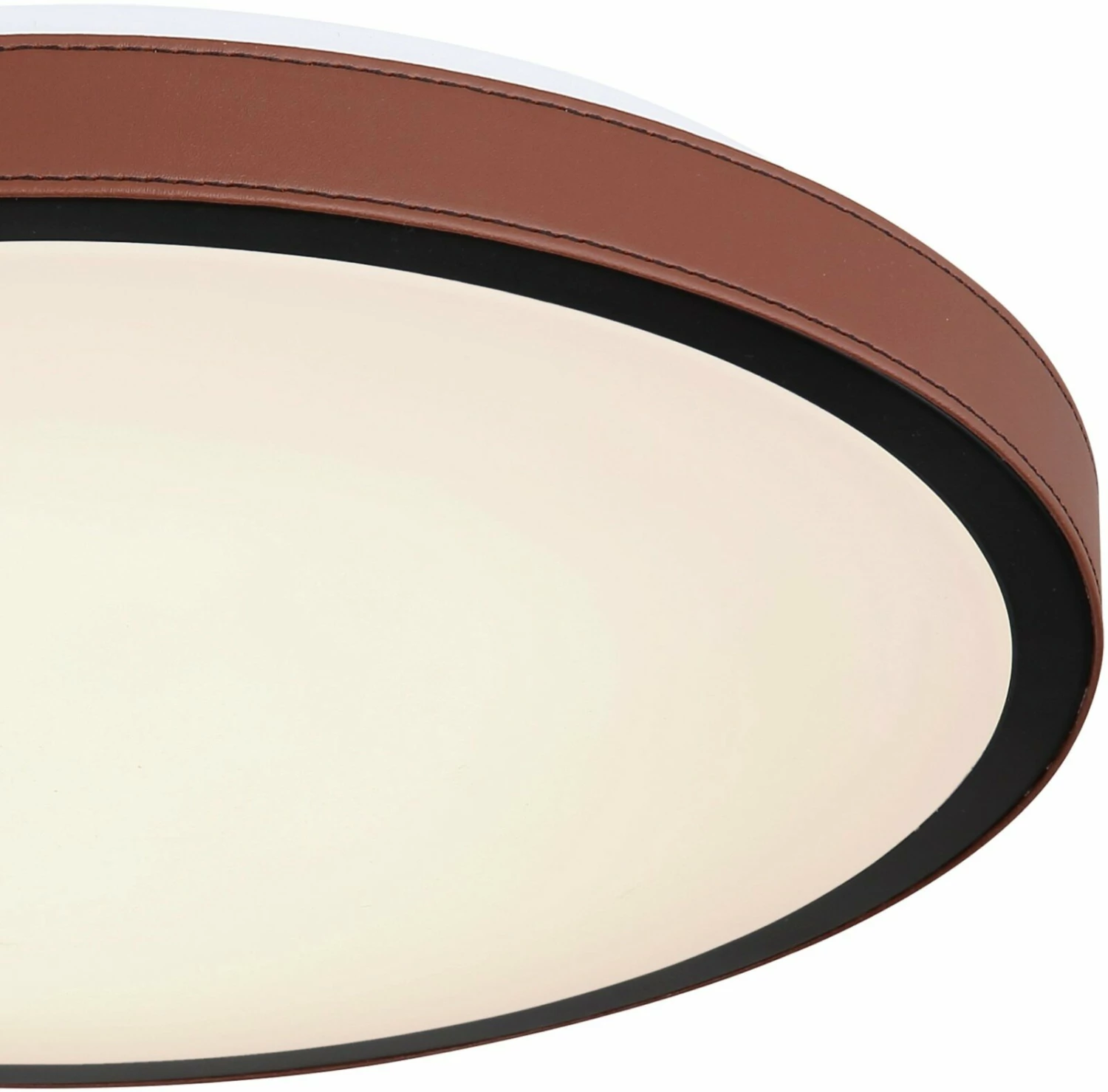 LED-Deckenleuchte - braun-schwarz-weiß - Ø 42 cm – Bild 3