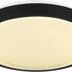 LED-Badleuchte - schwarz matt - mit Sensor