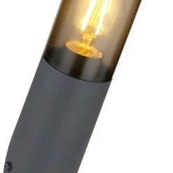 Außenleuchte - anthrazit - Edelstahl - 40 cm hoch