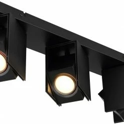 Wandstrahler - schwarz matt - Metall - schwenkbar