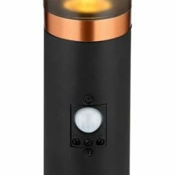 Außenleuchte - anthrazit-Kupfer - mit Sensor - 45 cm