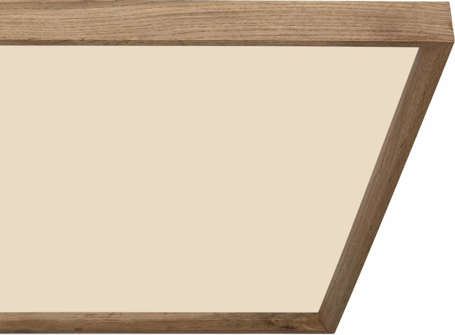 LED-Deckenleuchte - weiß matt - holzfarben - 60 cm – Bild 3