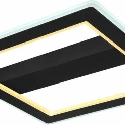 LED-Deckenleuchte - schwarz matt - 45 cm